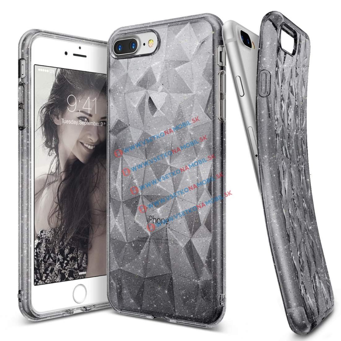RINGKE AIR PRISM Apple iPhone 7 Plus šedý *GLITTER* akciós termékkép 1