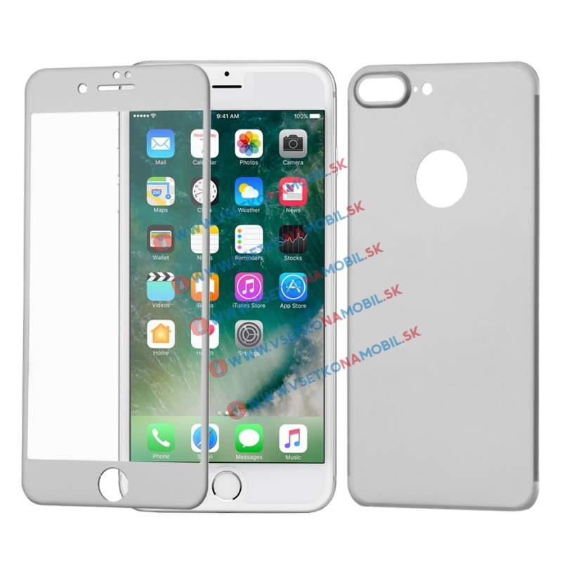 3D ALU Edzett üveg ( RED + HÁT) Apple iPhone 7 Plus ezüst akciós termékkép 1
