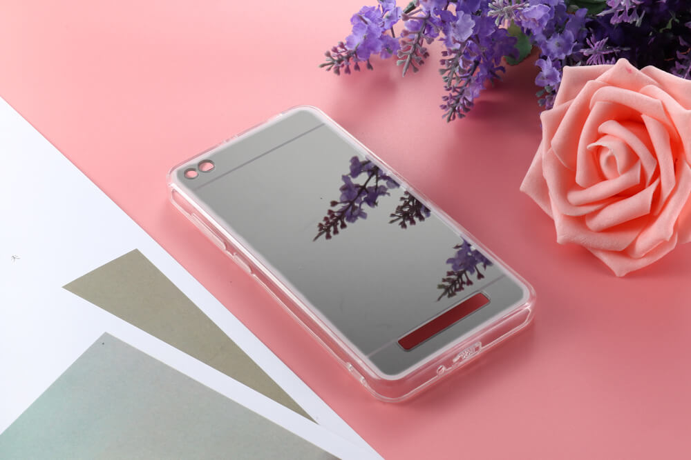 Tükör szilikon o0bal Xiaomi Redmi 4A fekete akciós termékkép 1