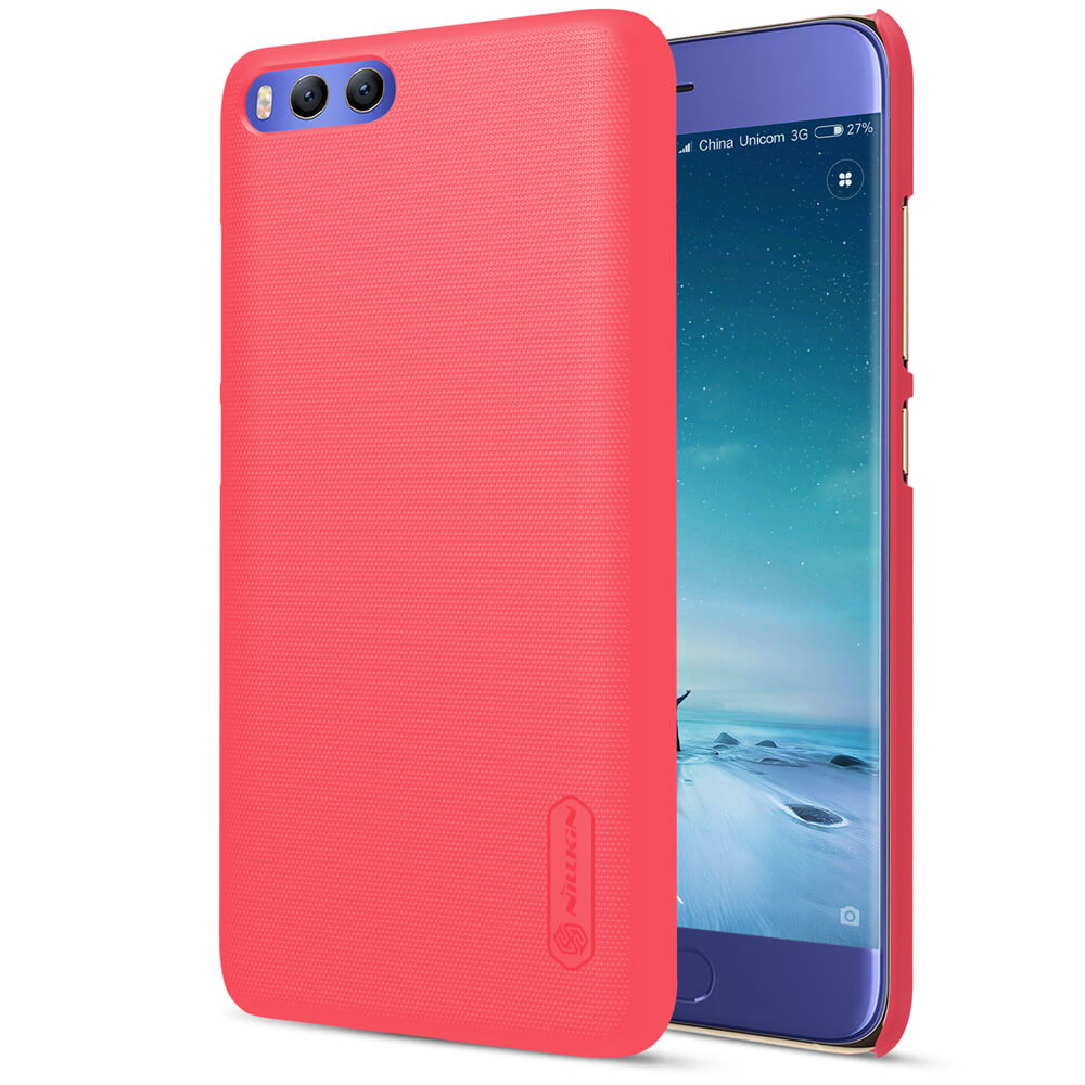 NILLKIN FROSTED Xiaomi Mi6 + védőfólia piros akciós termékkép 1