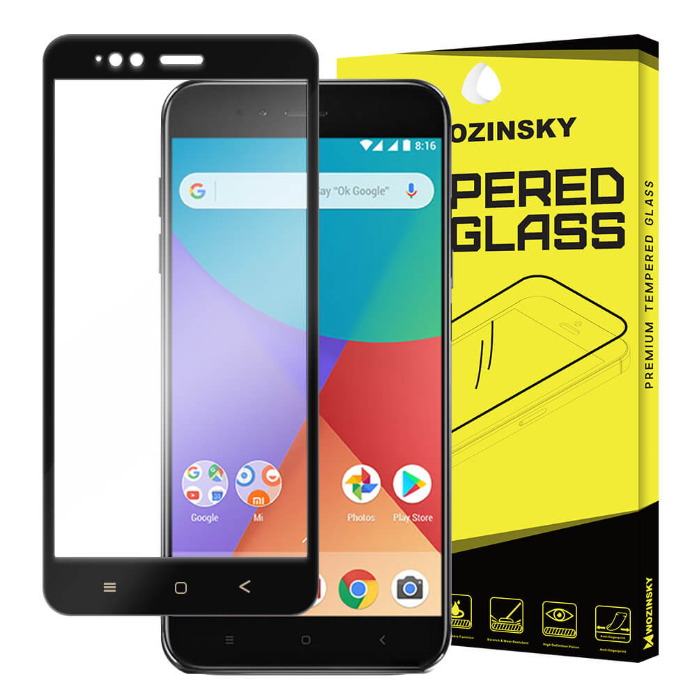 3D Tvrdené (temperované) sklo Xiaomi Mi 5X / A1 čierne akciós termékkép 1