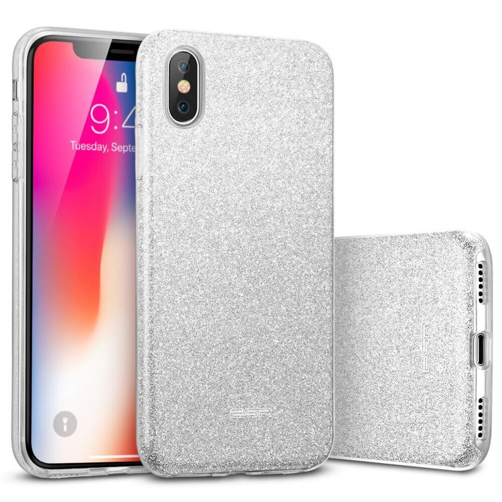 SHINING Védőburkolat Apple iPhone XS Max ezüst akciós termékkép 1