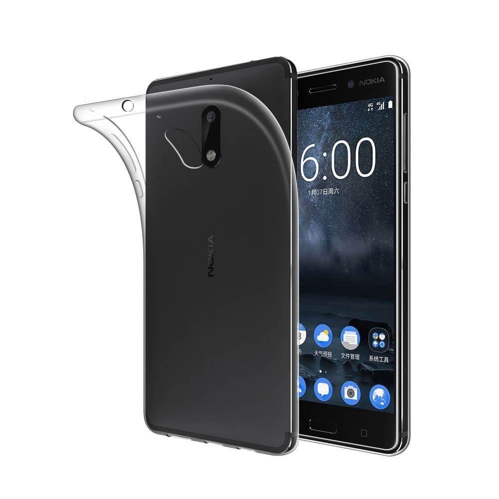 Szilikon borító Nokia 6 átlátszó akciós termékkép 1