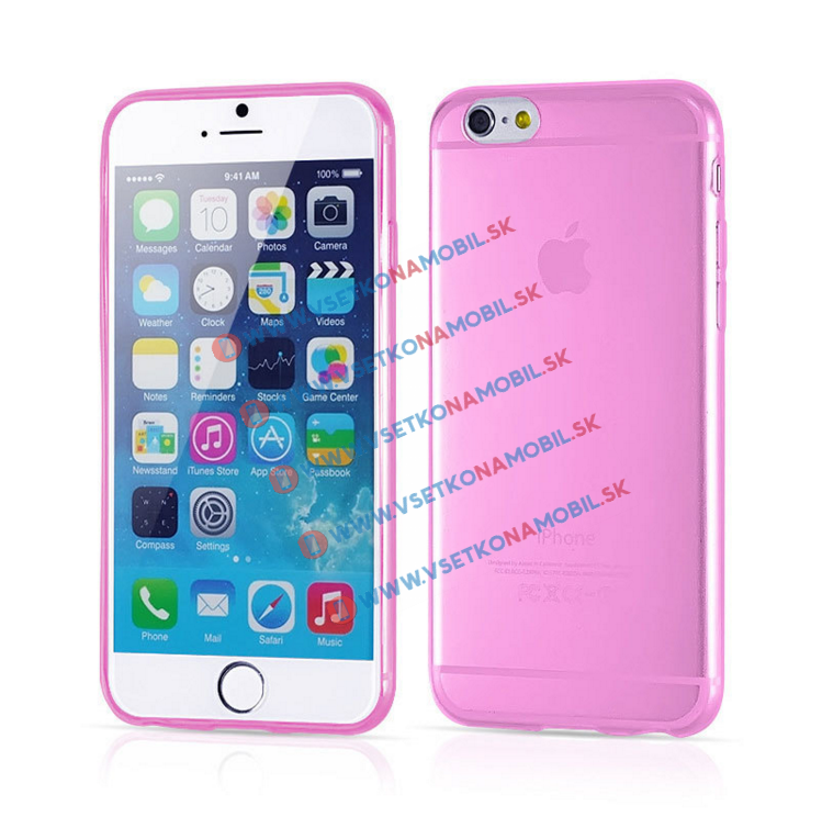 Silikónový kryt iPhone 6 Plus / 6S Plus ružový