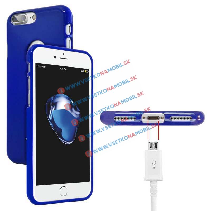 MERCURY Gumi obal Apple iPhone 7 Plus modrý (navy) termék 2. képe