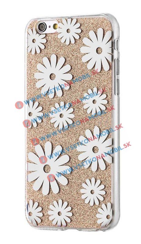 SHINY FLOWERS Védőtok Apple iPhone 6 / 6S goldhoz termék 2. képe