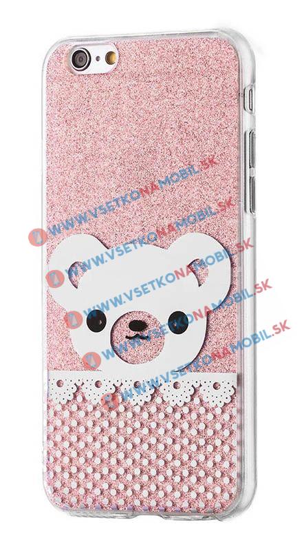 SHINY BEAR Silikónový obal Apple iPhone  6 / 6S ružový termék 2. képe