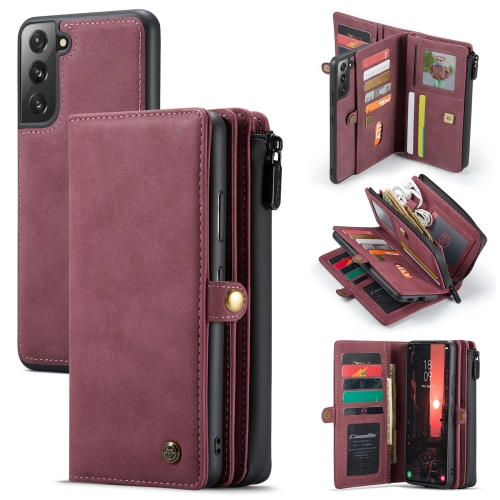 WALLET védőburkolat 2 az 1-ben pénztárcával Samsung Galaxy S22 Plus 5G Red telefonhoz akciós termékkép 1