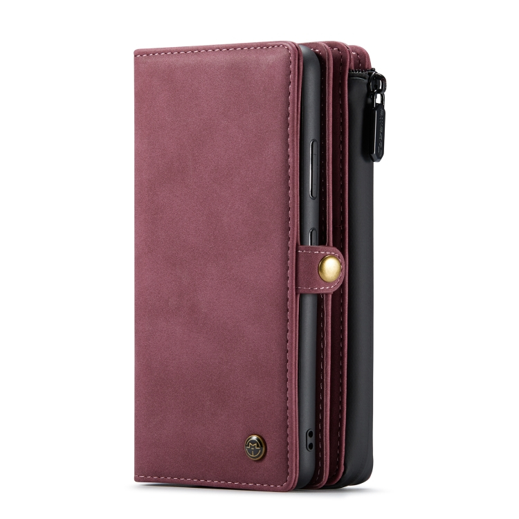 WALLET védőburkolat 2 az 1-ben pénztárcával Samsung Galaxy S22 Plus 5G Red telefonhoz termék 2. képe