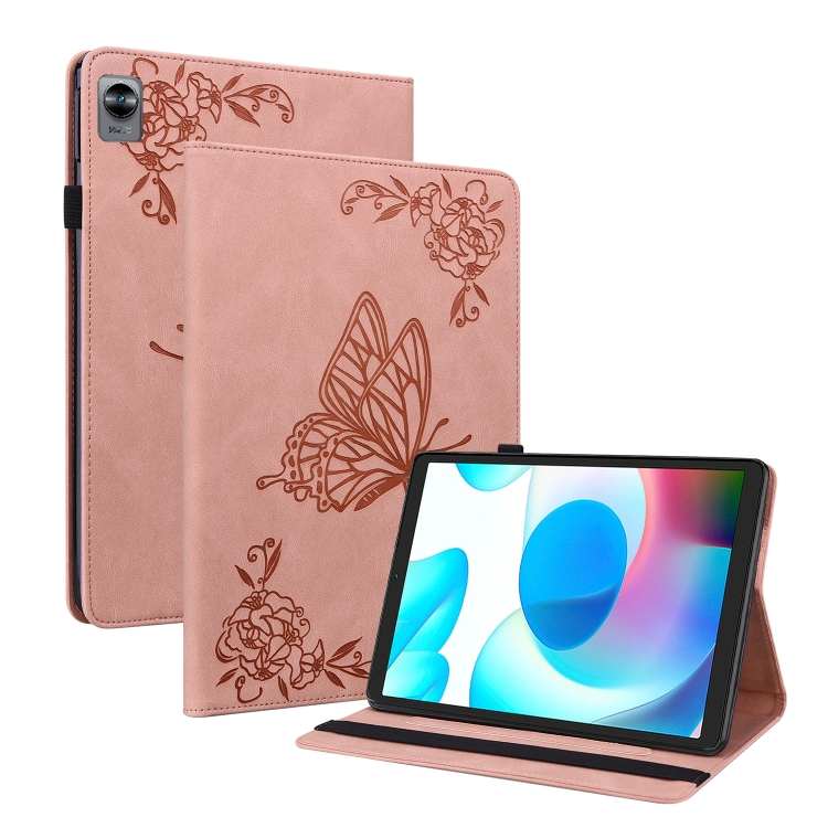 ART BUTTERFLY Flip tok Realme Pad Mini rózsaszín akciós termékkép 1