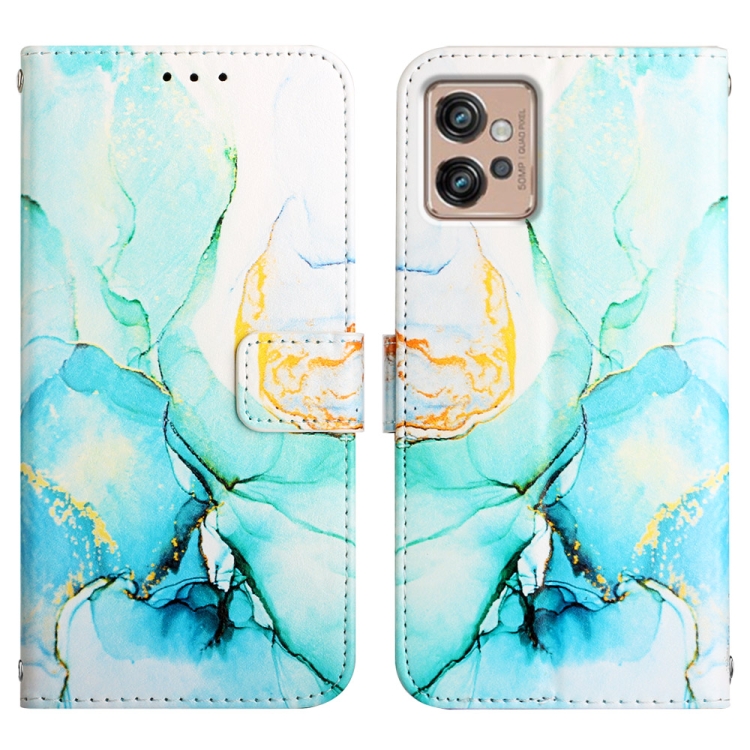 ART MARBLE Pénztárca borító Motorola Moto G32 GREEN akciós termékkép 1
