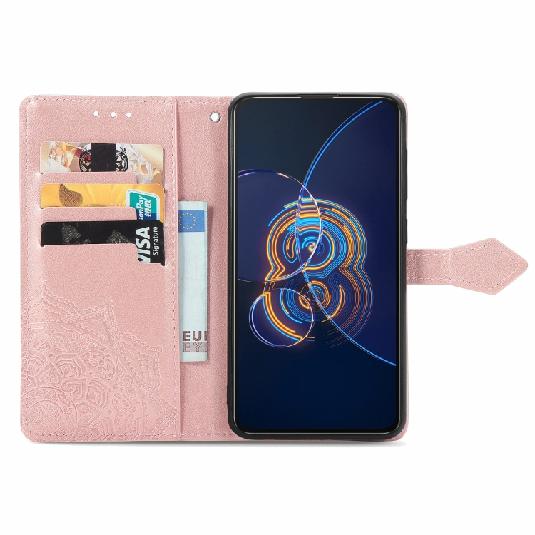 ART Pénztárca borító Asus Zenfone 8 Flip (ZS672KS) ORNAMENT rózsaszín termék 2. képe