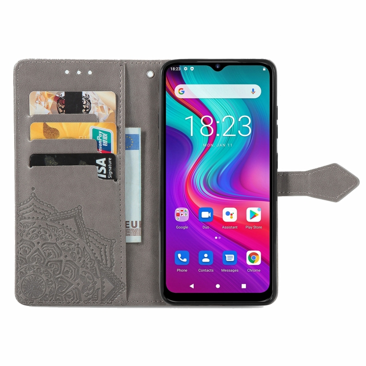ART pénztárcahuzat Doogee X96 Pro ORNAMENT szürke termék 2. képe