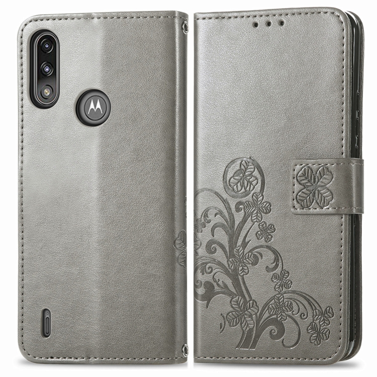 ART Pénztárca borító Nokia E7 Power / Power E7i FLOWERS Szürke akciós termékkép 1