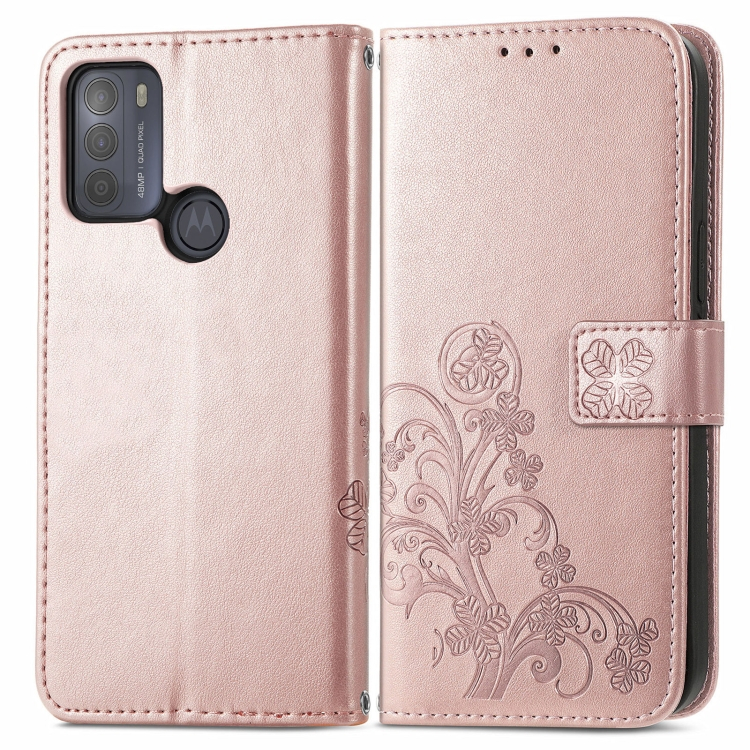 ART Pénztárcavédő Motorola Moto G50 FLOWERS rózsaszín akciós termékkép 1