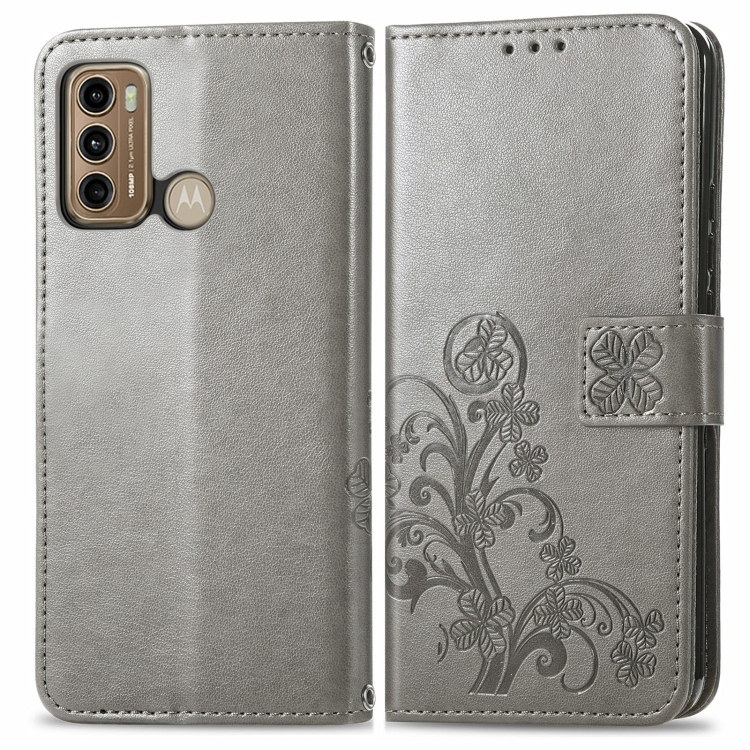 ART Motorola Moto G60 FLOWERS szürke akciós termékkép 1