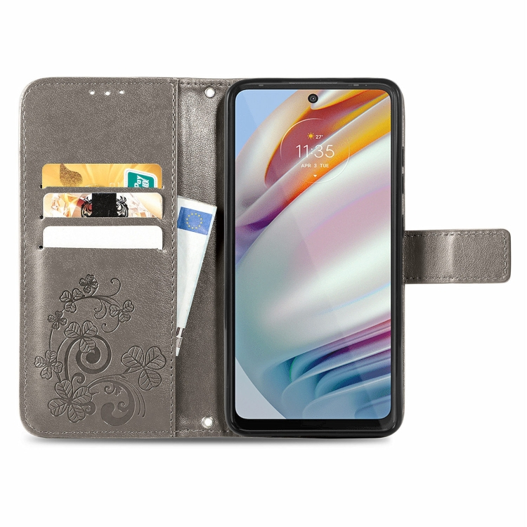 ART Motorola Moto G60 FLOWERS szürke termék 2. képe