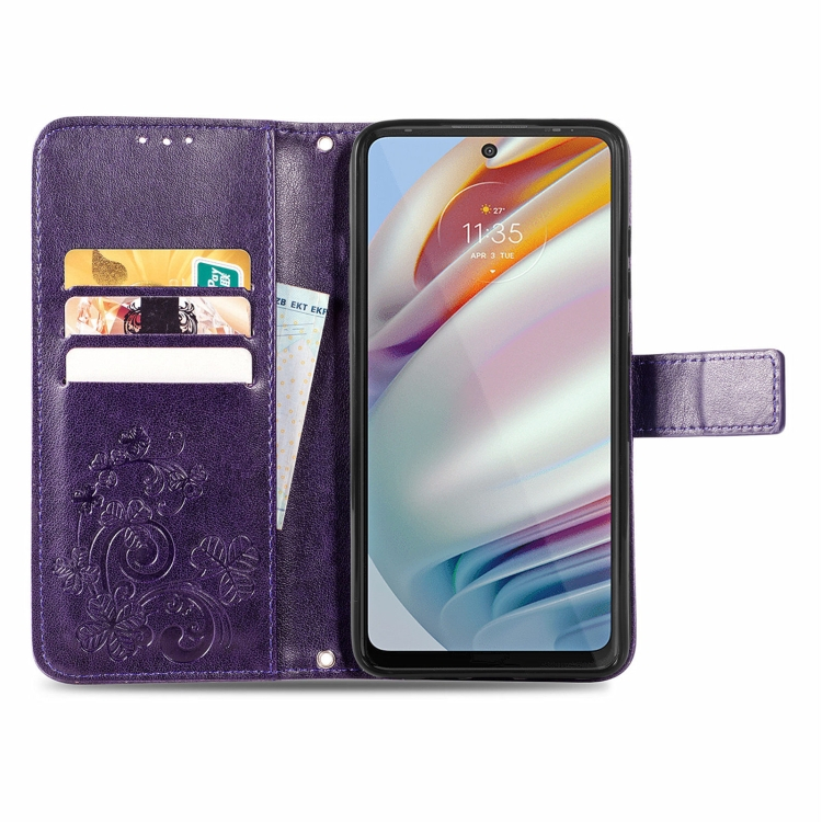 ART Motorola Moto G60 FLOWERS lila termék 2. képe