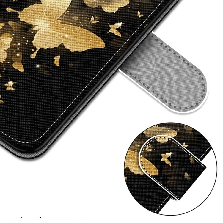 ART Pénztárcahuzat Nokia 1.4 GOLD EN BUTTERFLY termék 2. képe