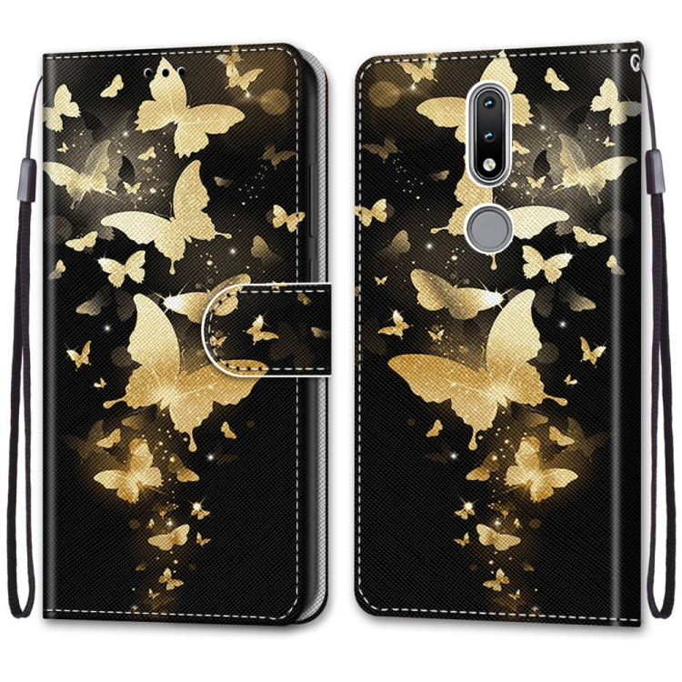 ART Pénztárcavédő Nokia 2.4 GOLD EN BUTTERFLY akciós termékkép 1
