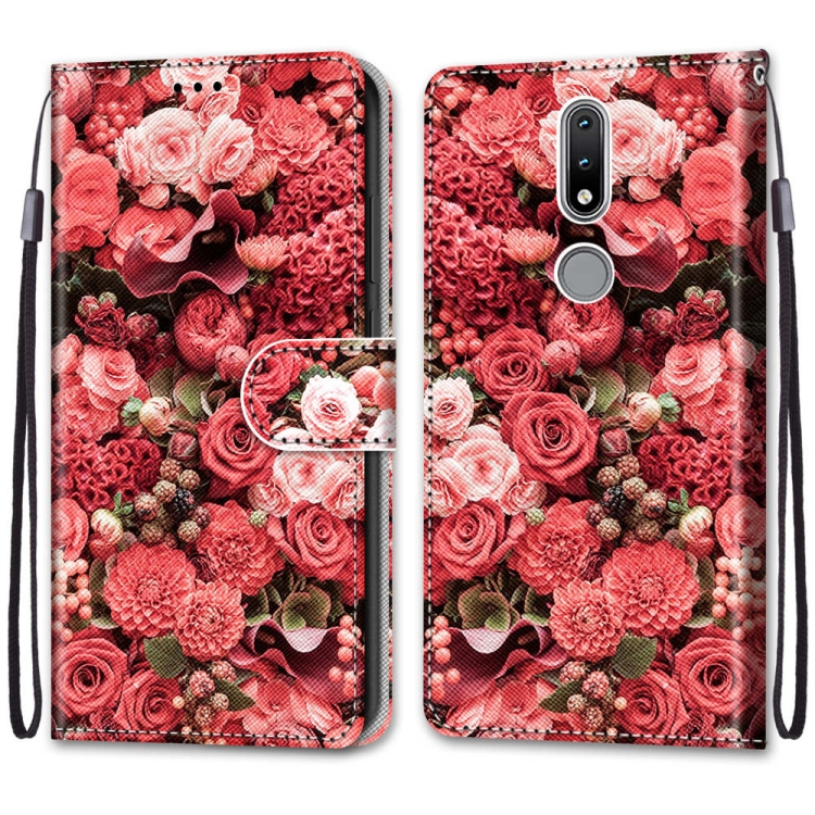 ART pénztárca borító Nokia 2.4 ROSES akciós termékkép 1