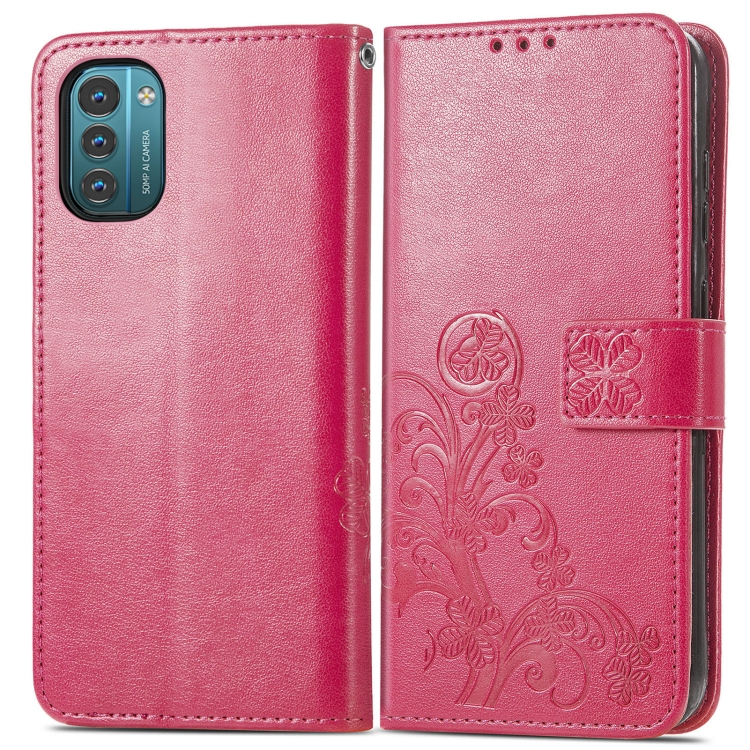 ART pénztárcavédő Nokia G11 / G21 FLOWERS sötét rózsaszín akciós termékkép 1