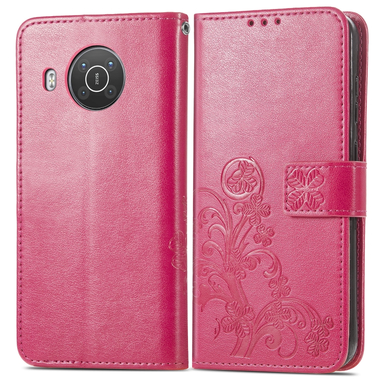 ART pénztárcavédő Nokia X10 / X20 FLOWERS sötét rózsaszín akciós termékkép 1