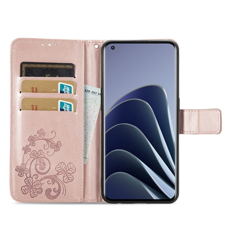 ART Wallet tok OnePlus 10 Pro 5G FLOWERS világos rózsaszín termék 2. képe