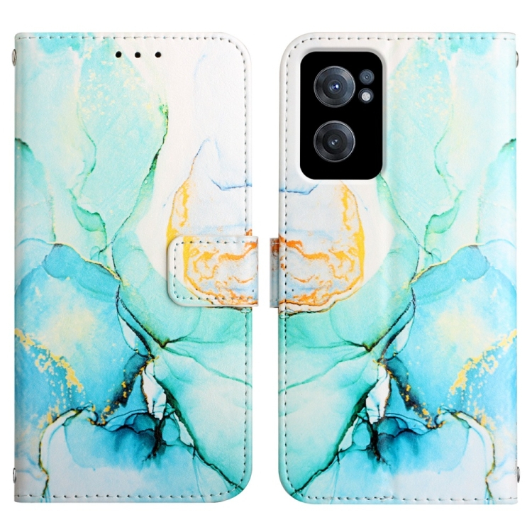 ART Pénztárca huzat OnePlus Nord CE 2 5G GREEN MARBLE akciós termékkép 1
