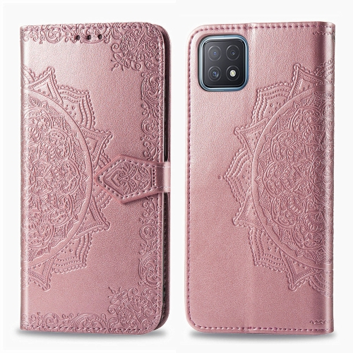 ART Pénztárcahuzat OPPO A52 ORNAMENT rózsaszín akciós termékkép 1