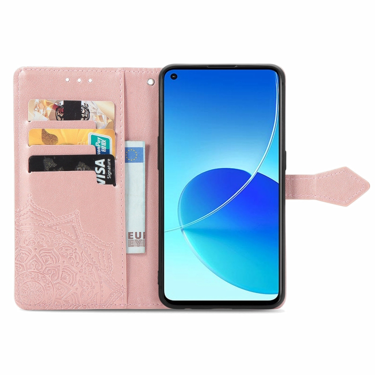 ART Pénztárca borító Oppo Reno6 OF ORNAMENT rózsaszín termék 2. képe