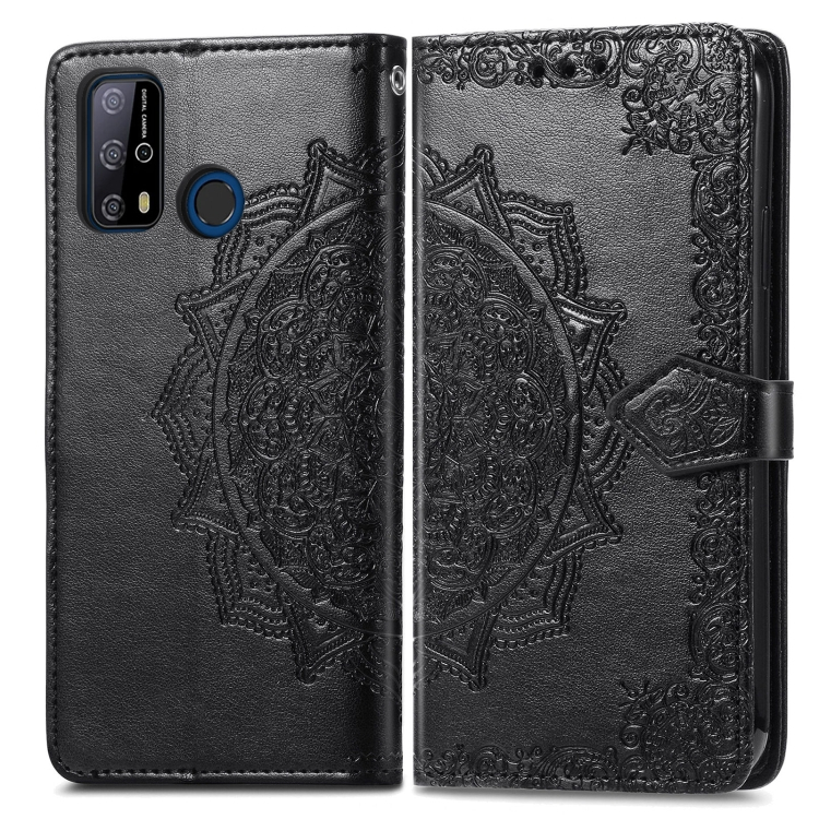 ART Pénztárca huzat Oukitel C23 Pro ORNAMENT fekete akciós termékkép 1