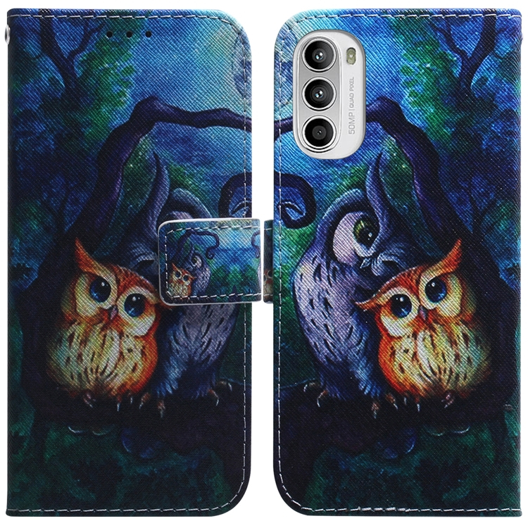 ART pénztárca borító Motorola Moto G52 OWL készülékhez akciós termékkép 1