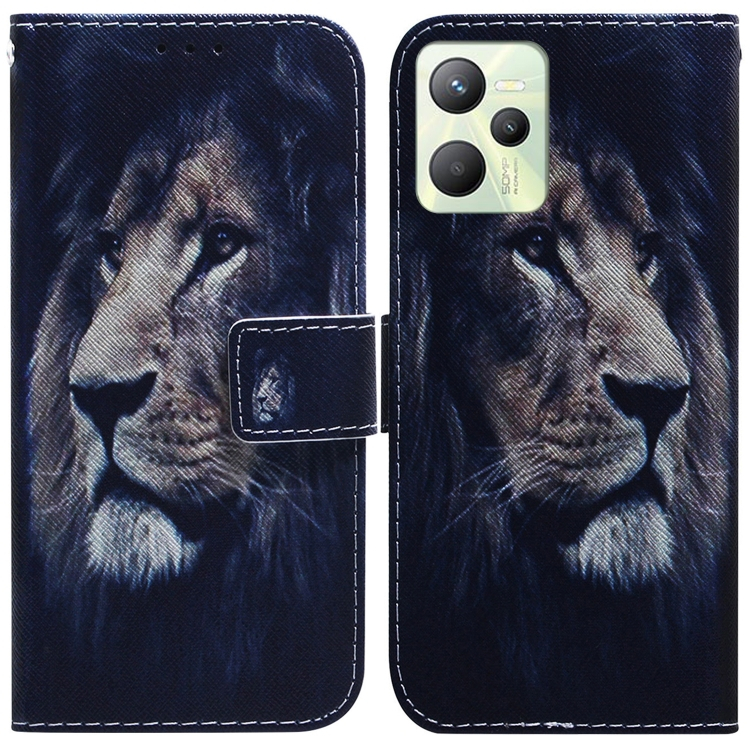 ART pénztárcahuzat Realme C35 LION -hoz akciós termékkép 1