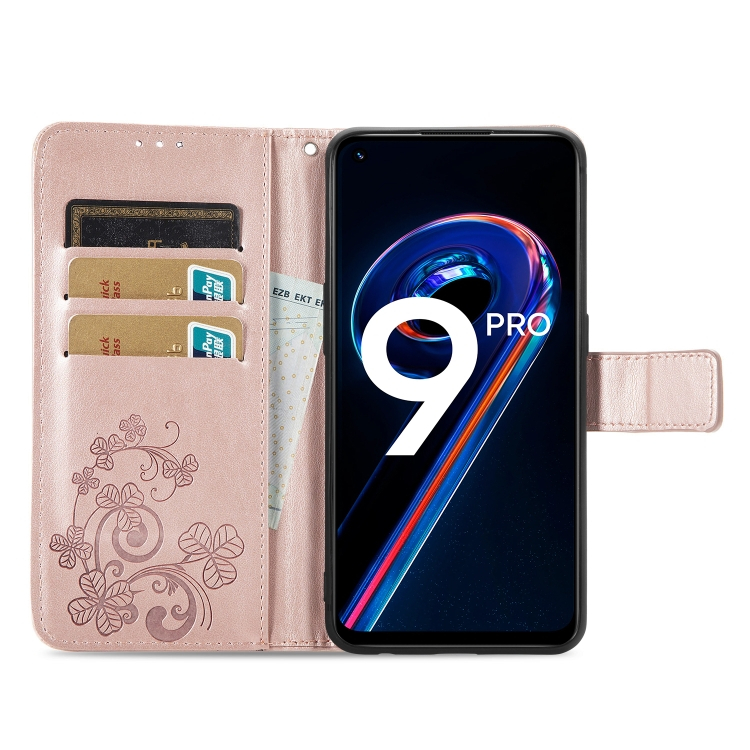 ART Wallet tok Realme 9 Pro / Realme 9 5G FLOWERS világos rózsaszín termék 2. képe
