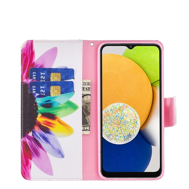 ART pénztárca borító Samsung Galaxy A03 SUN FLOWER termék 2. képe