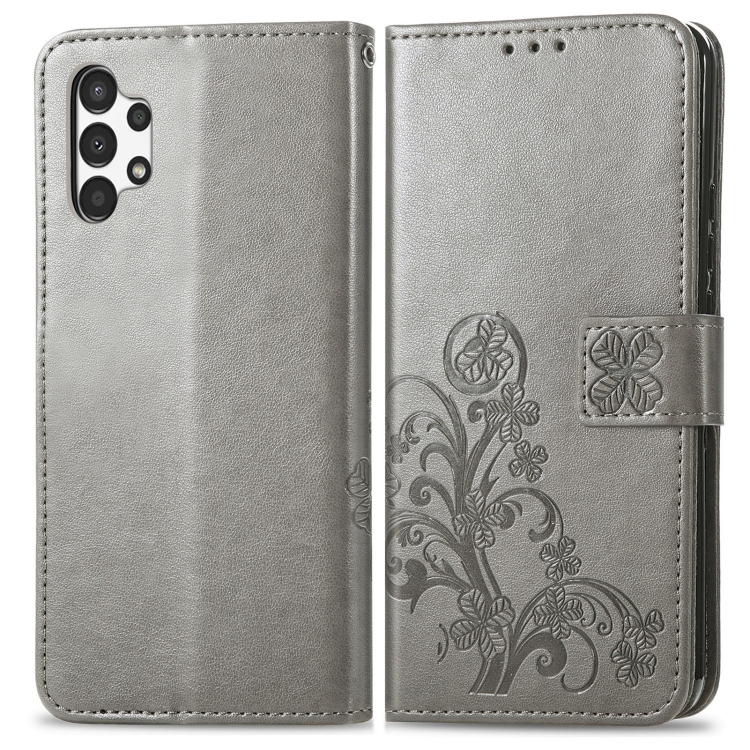 ART Wallet tok Samsung Galaxy A13 FLOWERS szürke akciós termékkép 1
