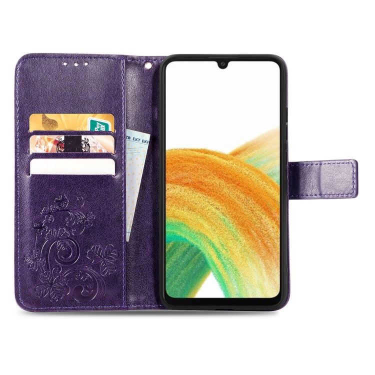 ART Wallet tok Samsung Galaxy A13 FLOWERS lila termék 2. képe
