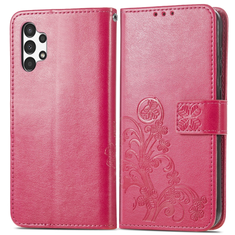 ART Wallet tok Samsung Galaxy A13 FLOWERS sötét rózsaszín akciós termékkép 1