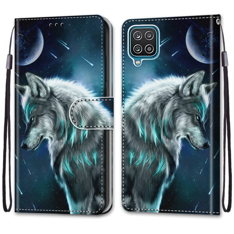 ART Wallet tok Samsung Galaxy A12 / M12 WHITE WOLF akciós termékkép 1