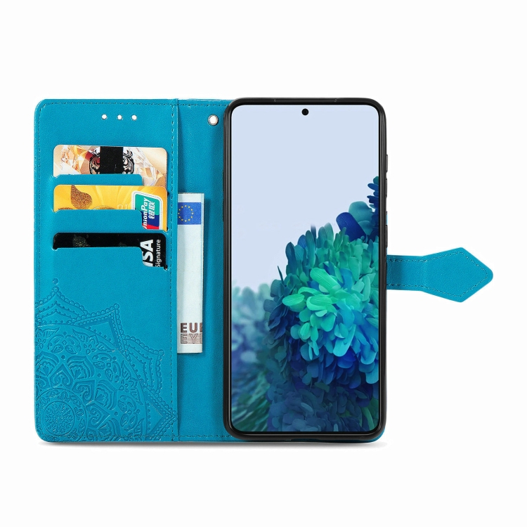 ART Pénztárca borító Samsung Galaxy S22 5G ORNAMENT kék termék 2. képe