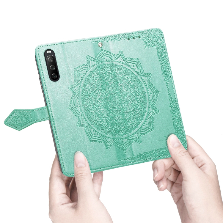 ART Pénztárca borító Sony Xperia 1 III ORNAMENT zöld termék 2. képe