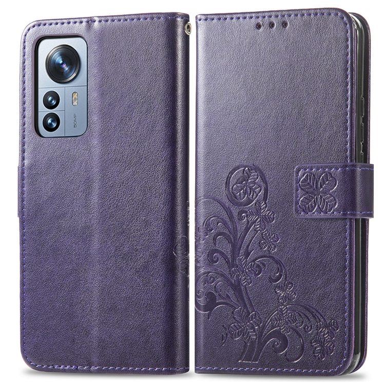 ART Wallet tok Xiaomi 12 Pro FLOWERS lila akciós termékkép 1