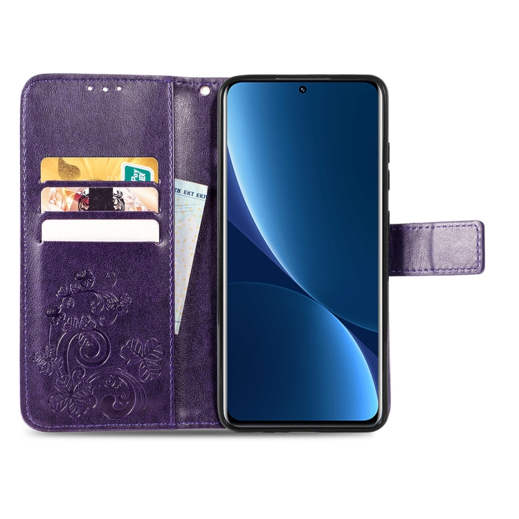ART Wallet tok Xiaomi 12 Pro FLOWERS lila termék 2. képe