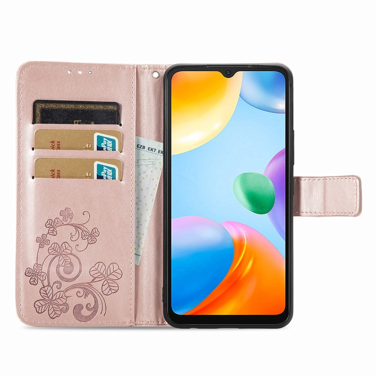 ART Pénztárca huzat Xiaomi Redmi 10C FLOWERS világos rózsaszín termék 2. képe