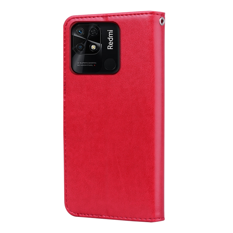 ART pénztárca huzat Xiaomi Redmi 10C ROSE piros termék 2. képe