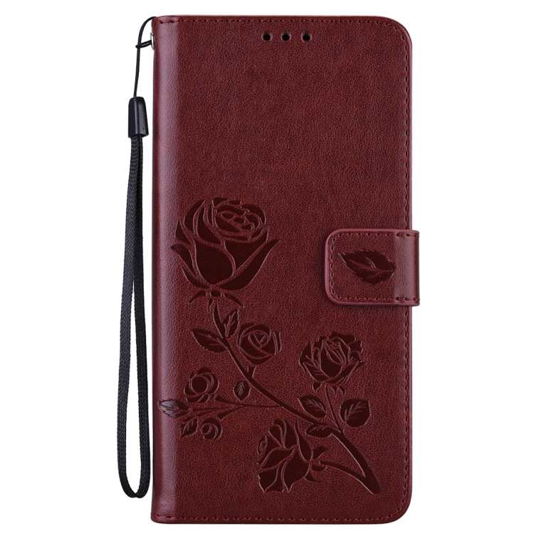ART Pénztárca huzat Xiaomi Redmi 10C ROSE barna akciós termékkép 1