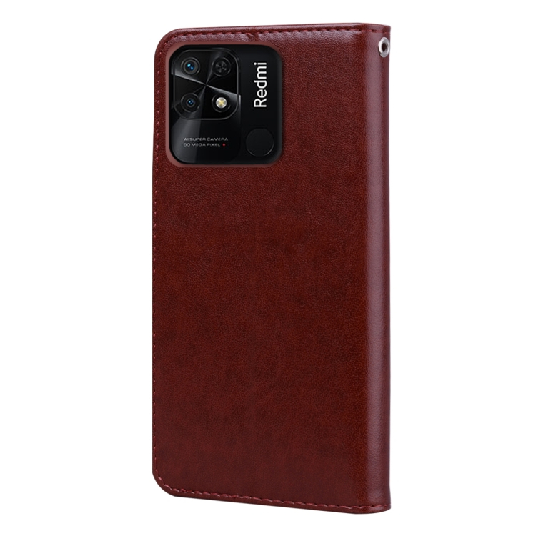 ART Pénztárca huzat Xiaomi Redmi 10C ROSE barna termék 2. képe