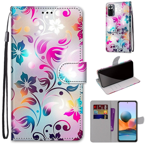 ART pénztárcaborító Xiaomi Redmi Note 10 Pro SZÍNES FLOWERS termék 2. képe