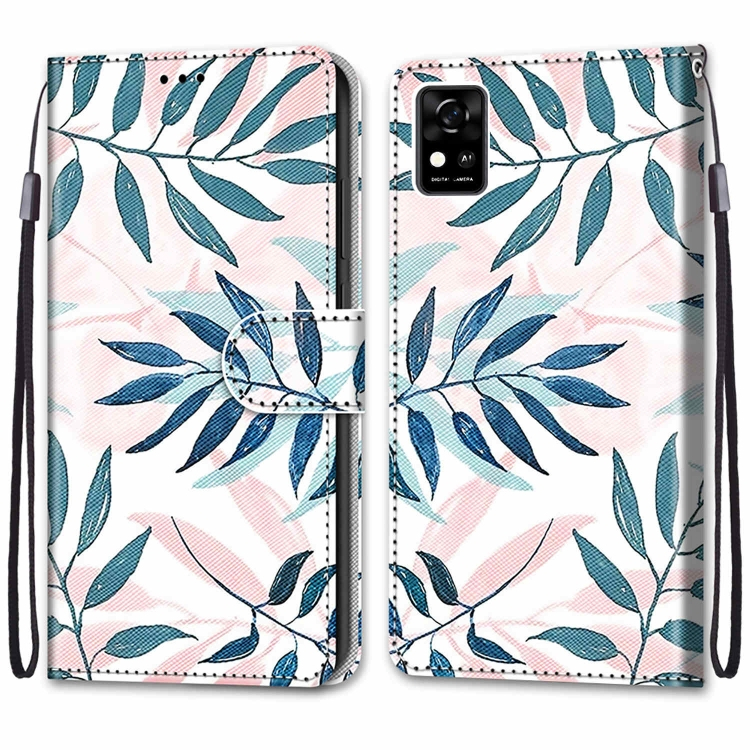ART pénztárca borító ZTE Blade A31 2020 LEAVES akciós termékkép 1